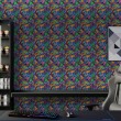 Papier peint geek graffiti chaotique couleur multicolore