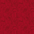 Floral Wallpaper red background