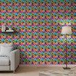 Papier peint geek graffiti abstrait couleur multicolore