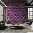 Geek wallpaper geometric circuit design color fuchsia