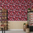 Geek wallpaper abstract graffiti design color red