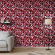 Geek wallpaper abstract graffiti design color red