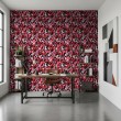 Geek wallpaper abstract graffiti design color red