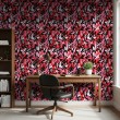 Geek wallpaper abstract graffiti design color red
