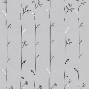 Floral Wallpaper Grey...