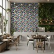 Geek wallpaper modern graffiti design color white