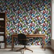 Geek wallpaper modern graffiti design color white