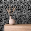 Geek wallpaper digital circuit design color white