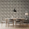 Geometric wallpaper abstract design Cosmos black