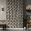 Geometric wallpaper abstract design Orbital black