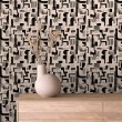 Geometric wallpaper abstract design Galaxy black