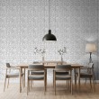 Geometric wallpaper linear design Prism grey