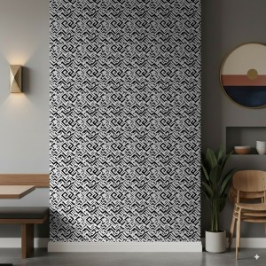 Geometric wallpaper maze...