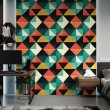 Geometric wallpaper triangle design Prism multicolor