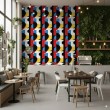 Geometric wallpaper abstract design Spectrum multicolor