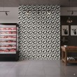Geometric wallpaper abstract design Eclipse black