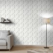 Geometric wallpaper abstract design Nova grey