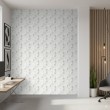 Geometric wallpaper abstract design Nova grey
