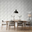 Geometric wallpaper abstract design Nova grey