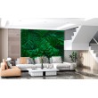 Fresque Murale Feuilles Tropicales en Composition Naturelle