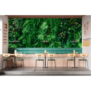 Fresque Murale Feuilles de...