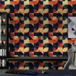 Geometric wallpaper abstract design Module multicolor