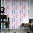 Papel pintado geométrico diseño tridimensional Aura lila