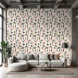 Geometric wallpaper abstract design Breeze multicolor