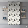 Geometric wallpaper minimalist abstract design grey and black tones