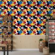 Geometric wallpaper modern design Lumen multicolor