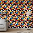 Geometrische Tapete modernes Design Lumen mehrfarbig