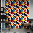 Geometrische Tapete modernes Design Lumen mehrfarbig