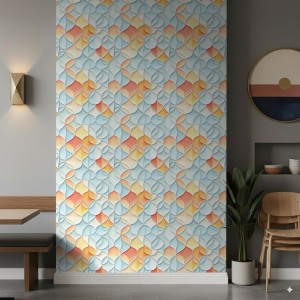 Geometric wallpaper 3D...