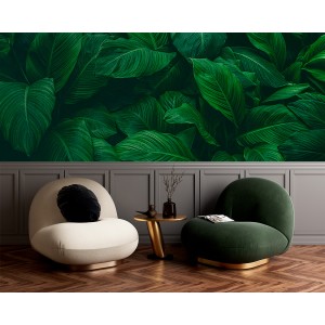 Fresque Murale Feuilles...
