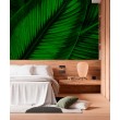 Fotomurale Foglie di Fantasia Botanica in Verde Vivo