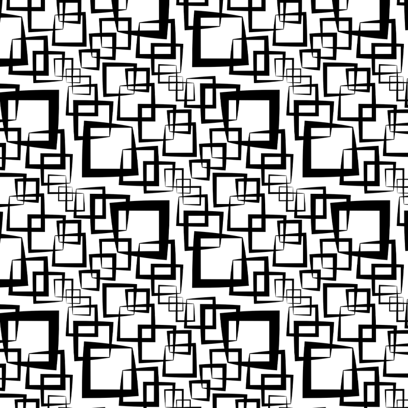 Papier peint géométrique à carrés