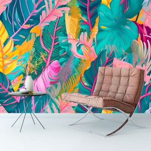 Dream Leaves Photomural in...