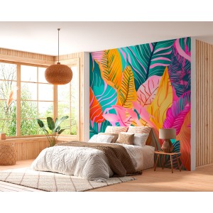 Jungle Leaves Photomural in...