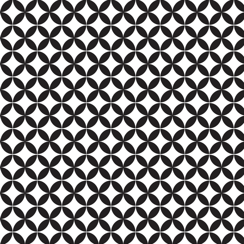 Carta da parati geometrica a rombi su sfondo nero