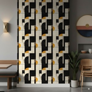 Geometric wallpaper lines...