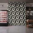Geometric wallpaper triangles modern minimalist design grey and black tones