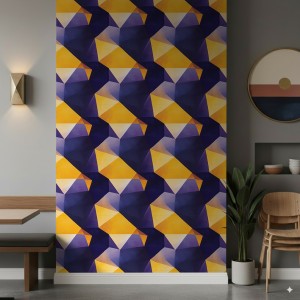 Geometric wallpaper 3D...