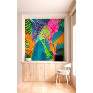 Jungle Leaves Photomural in...