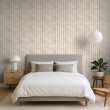 Striped wallpaper elegant design vertical stripes beige