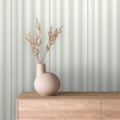 Papier peint striped design contemporain rayures verticales vert menthe