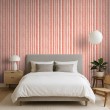 Papel pintado striped diseño moderno franjas verticales rosa