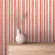 Carta da parati striped design moderno strisce verticali rosa