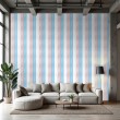 Papier peint striped design moderne rayures verticales rose et bleu