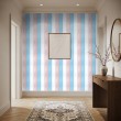 Carta da parati striped design moderno strisce verticali rosa e blu
