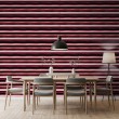 Striped wallpaper modern design horizontal stripes burgundy multicolor